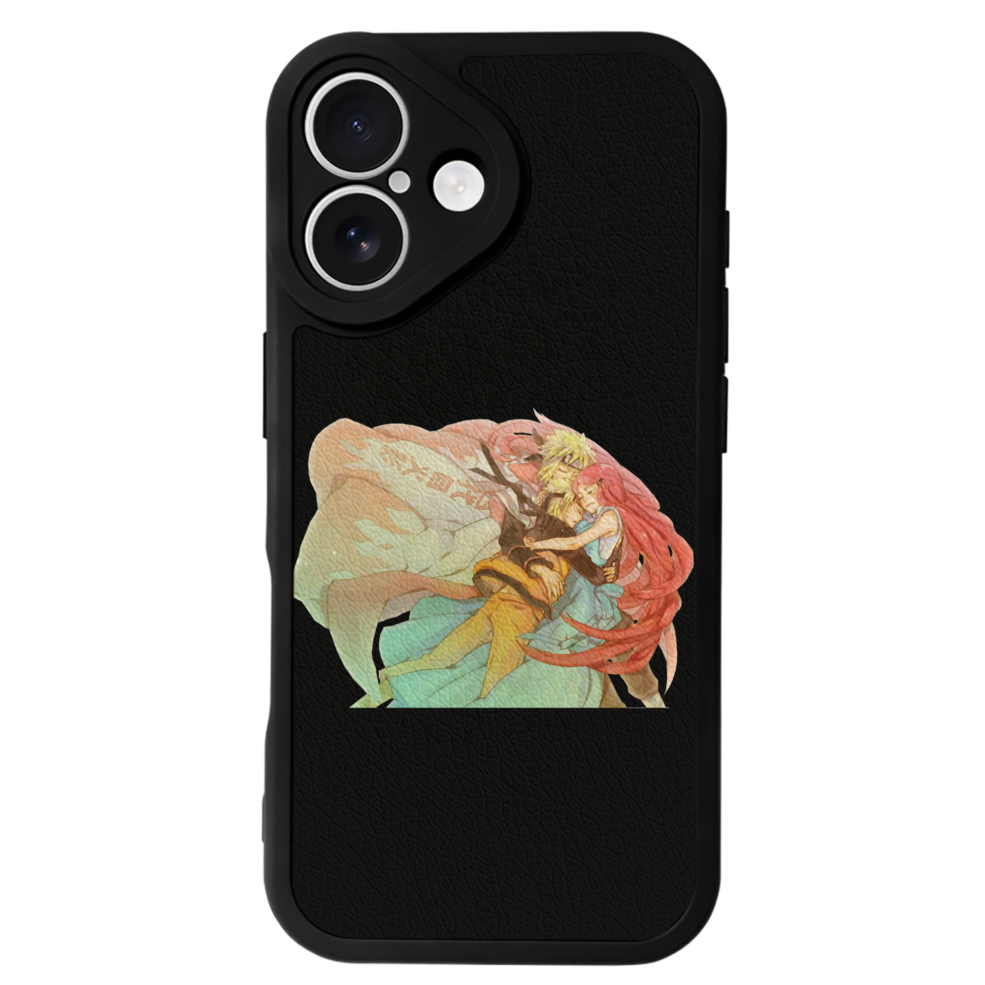 （画像用） NARUTO -ナルト- うずまき ナルト Uzumaki Naruto 【iPhone 16シリーズ対応】シリコンスマホケース（レザー調） 材質：シリコン